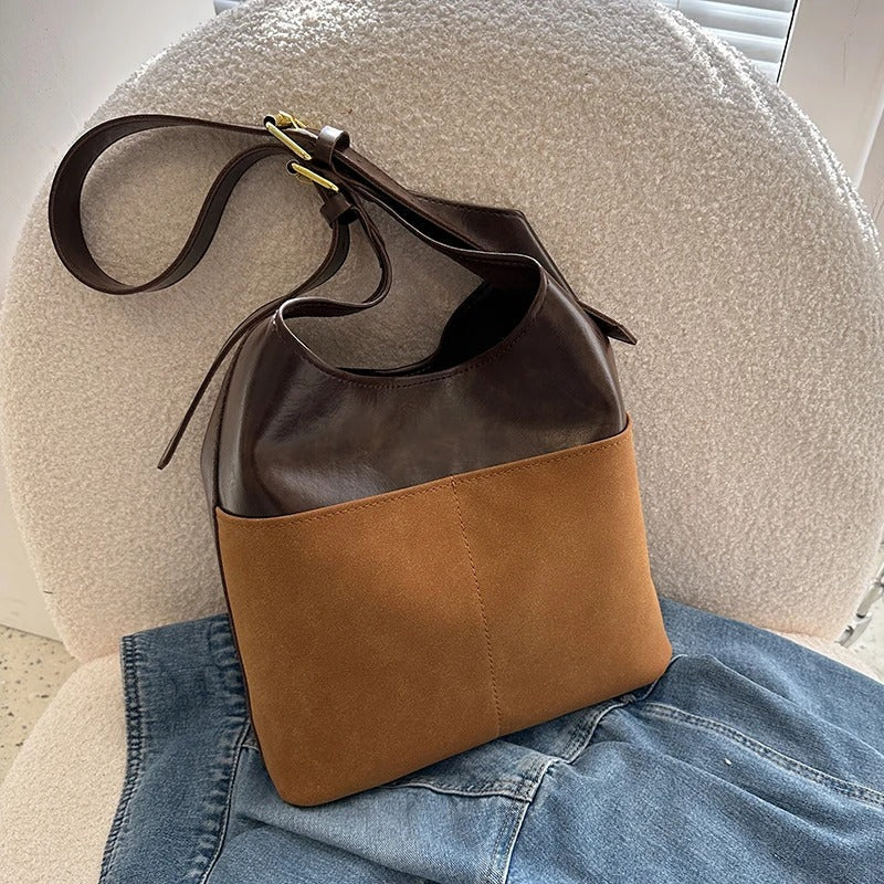 Carol Two Tone Shoulder Bag