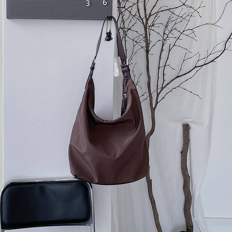 Nylon Hobo Shoulder Bag