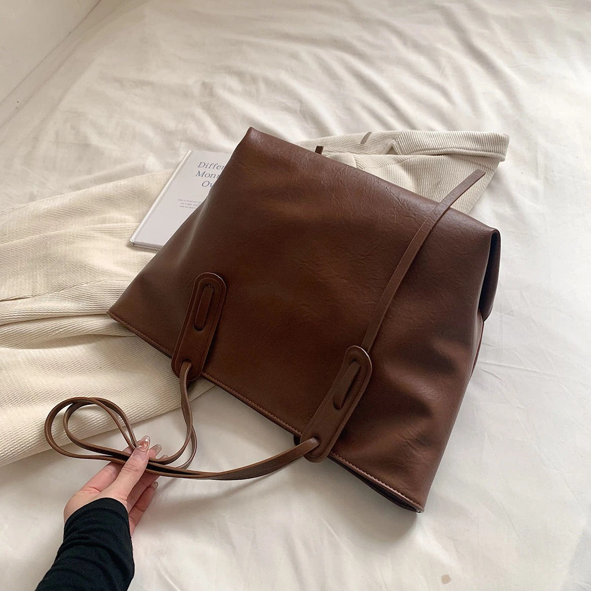 Aspen Vegan Leather Tote