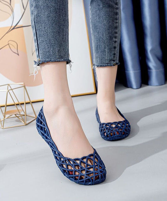 Comfortable Navy Hollow Out Walking Sandals