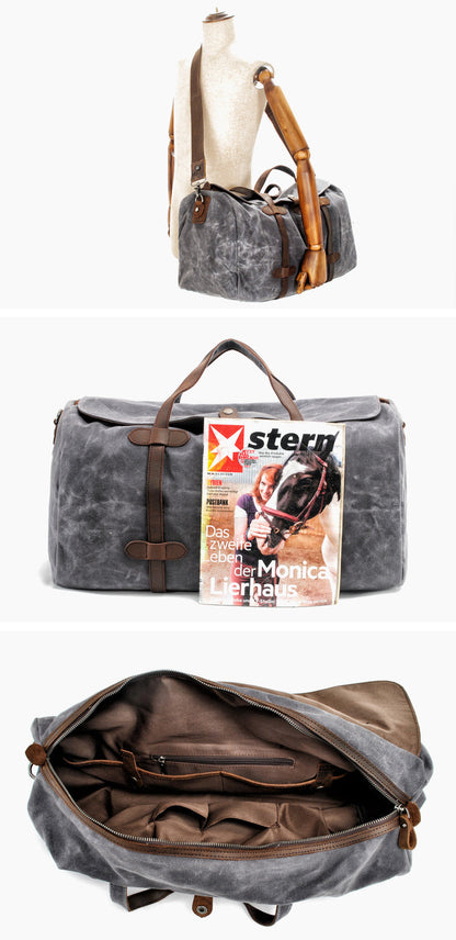 Versatile Canvas Weekender Duffle Bag