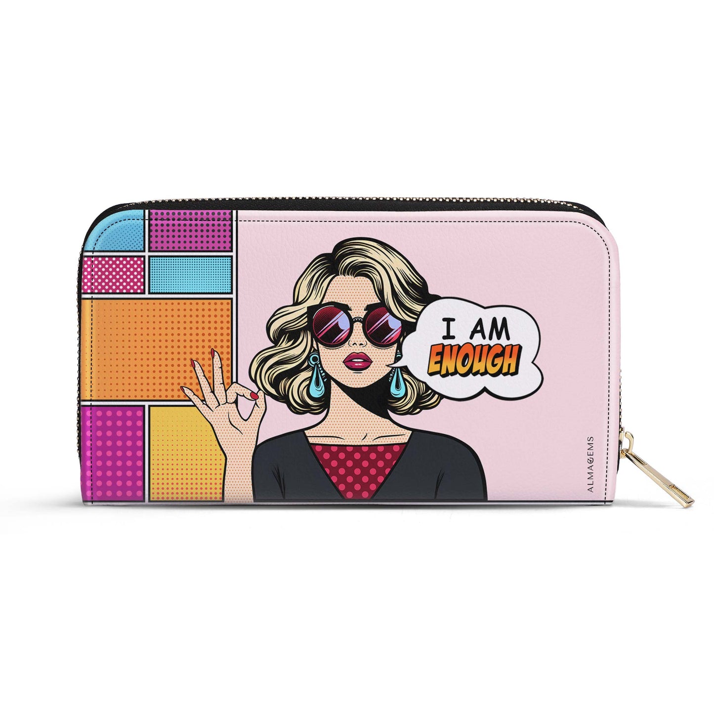 I Am Enough - Women Leather Wallet - DB08WL