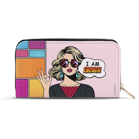 I Am Enough - Women Leather Wallet - DB08WL