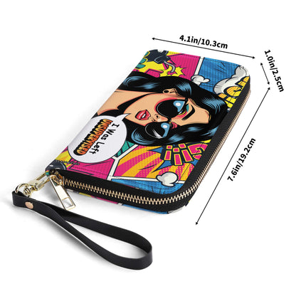 I Was Left Unsupervised - Women Leather Wallet - DB22WL