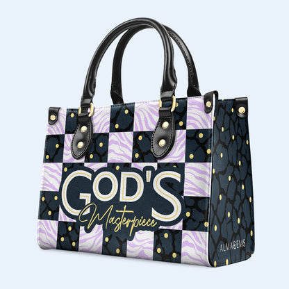 God's Masterpiece - Personalized Custom Leather Handbag - DB36