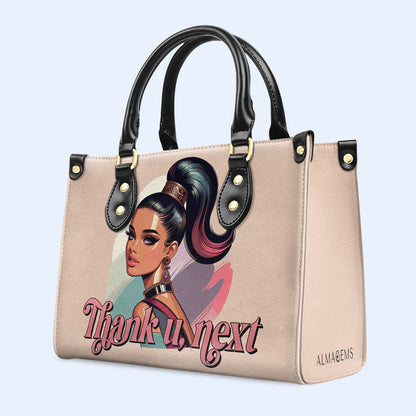 Thank U, Next - Personalized Custom Leather Handbag - DB39