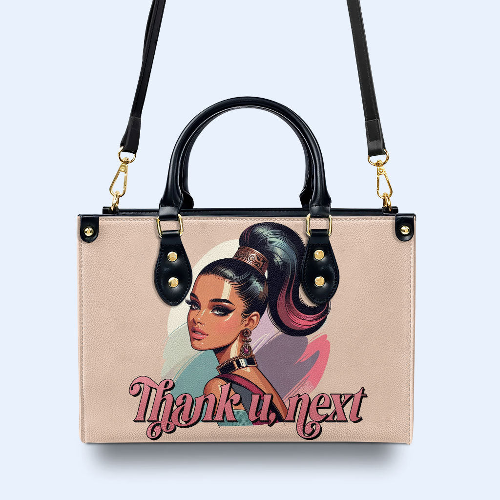 Thank U, Next - Personalized Custom Leather Handbag - DB39