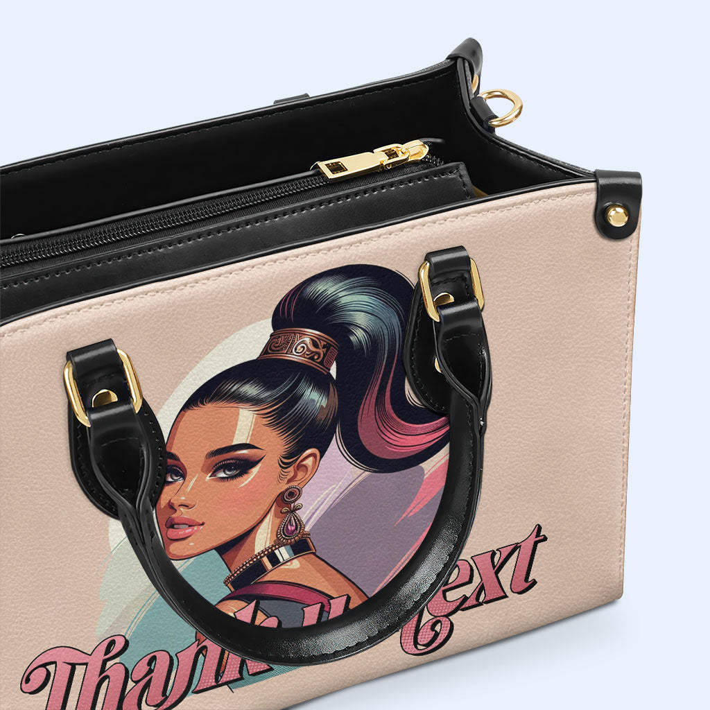 Thank U, Next - Personalized Custom Leather Handbag - DB39