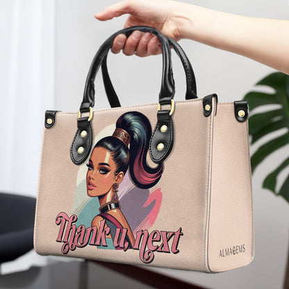 Thank U, Next - Personalized Custom Leather Handbag - DB39