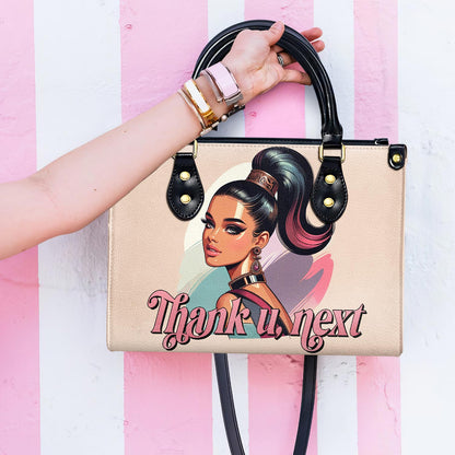 Thank U, Next - Personalized Custom Leather Handbag - DB39