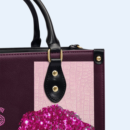 It Is What It Is - Pink - Personalized Custom Leather Handbag - DB42