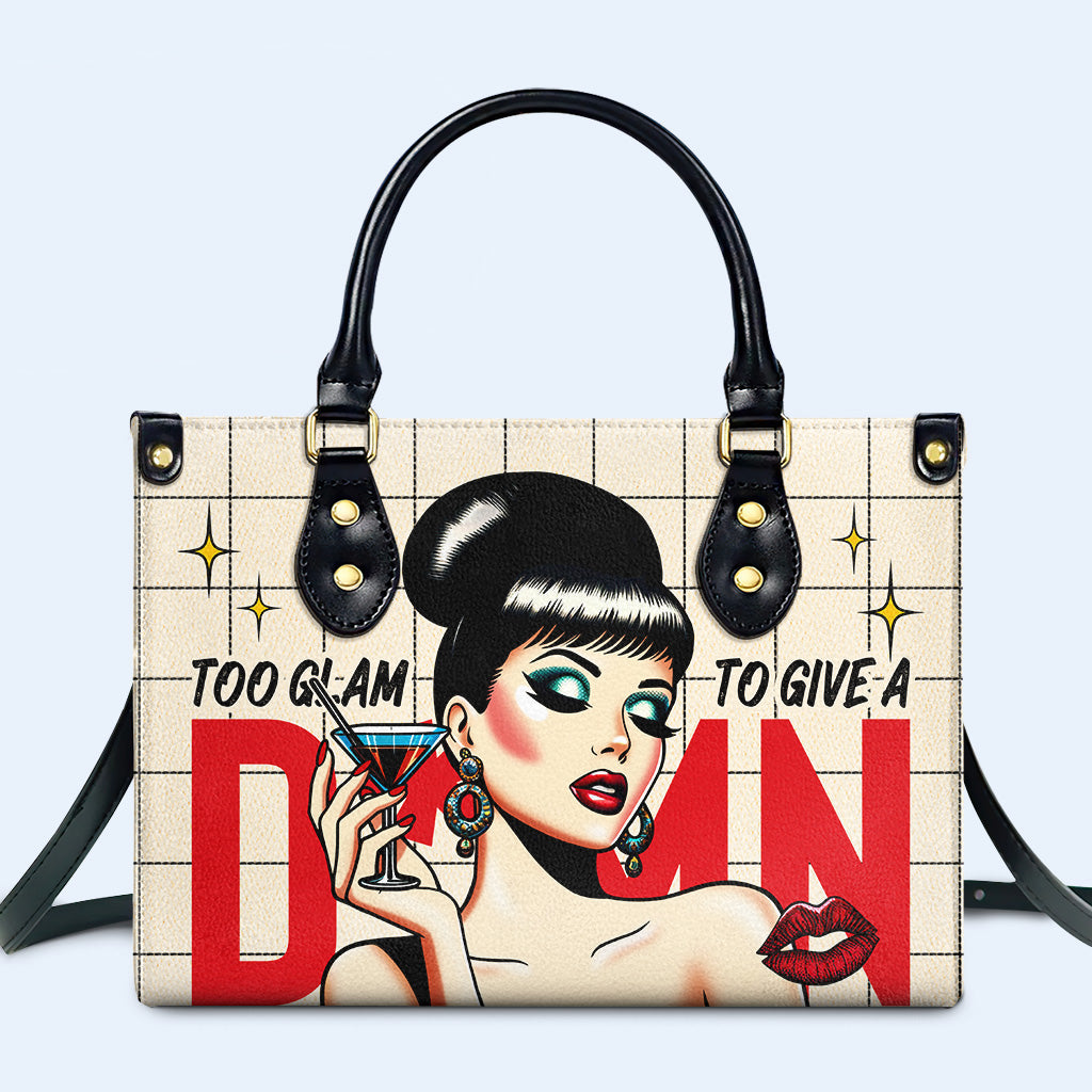 Too Glam - Personalized Custom Leather Handbag - DB53