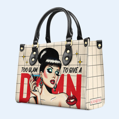 Too Glam - Personalized Custom Leather Handbag - DB53