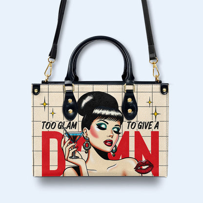 Too Glam - Personalized Custom Leather Handbag - DB53