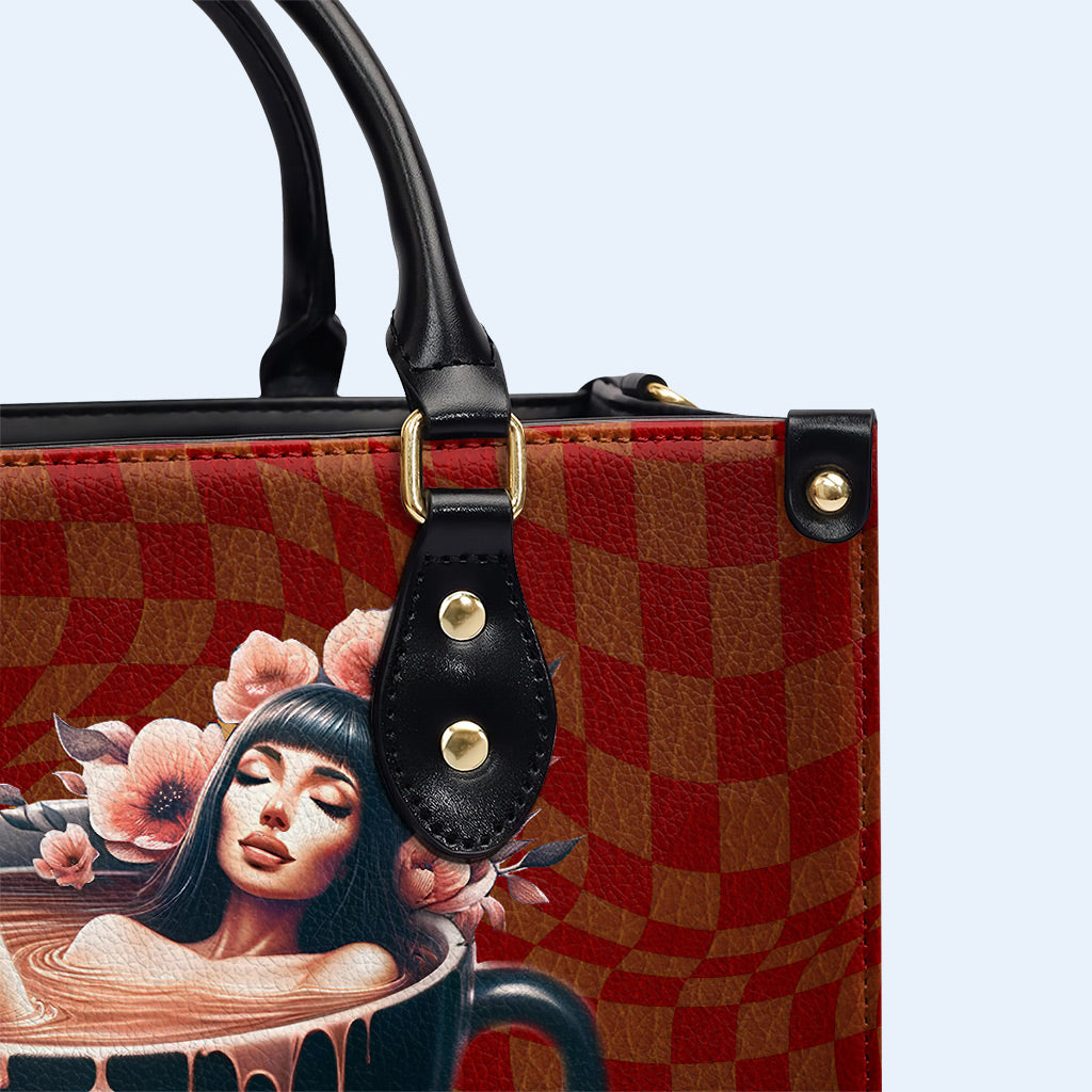 That's That Me Espresso - Personalized Custom Leather Handbag - DB60