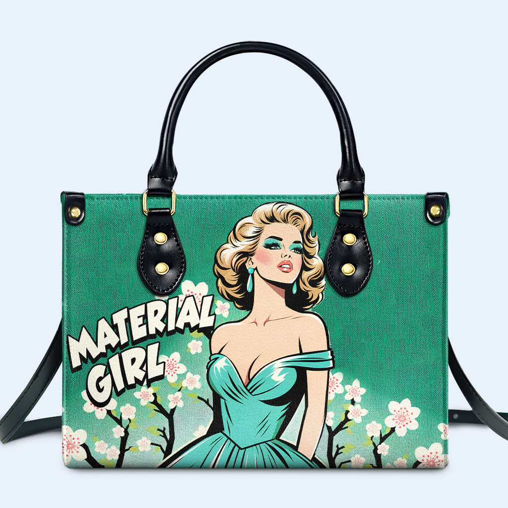 Material Girl - Personalized Custom Leather Handbag - DB61