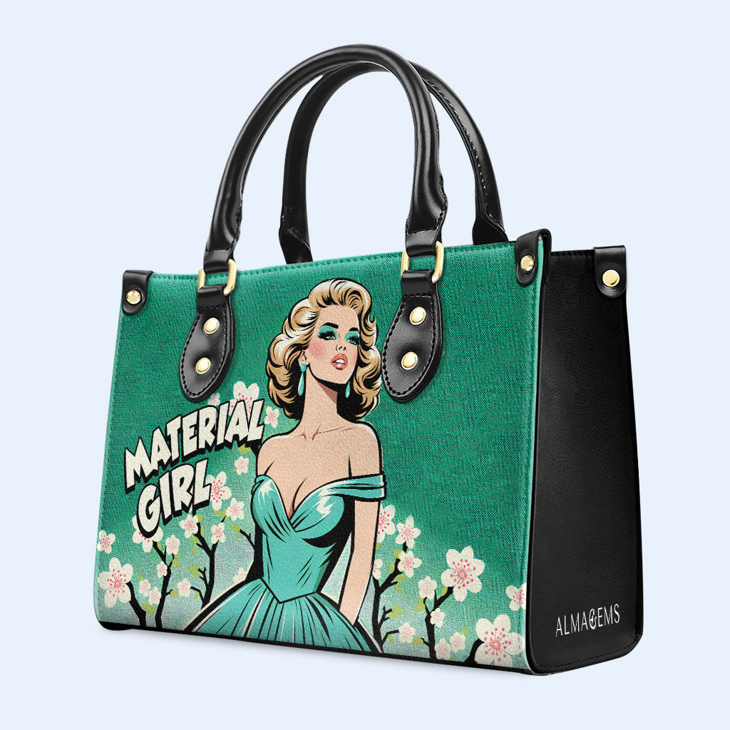 Material Girl - Personalized Custom Leather Handbag - DB61