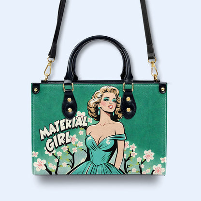 Material Girl - Personalized Custom Leather Handbag - DB61