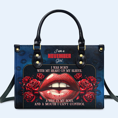 Fire Soul - Personalized Custom Leather Handbag - DB68