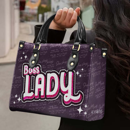 Boss Lady - Personalized Custom Leather Handbag - DB70