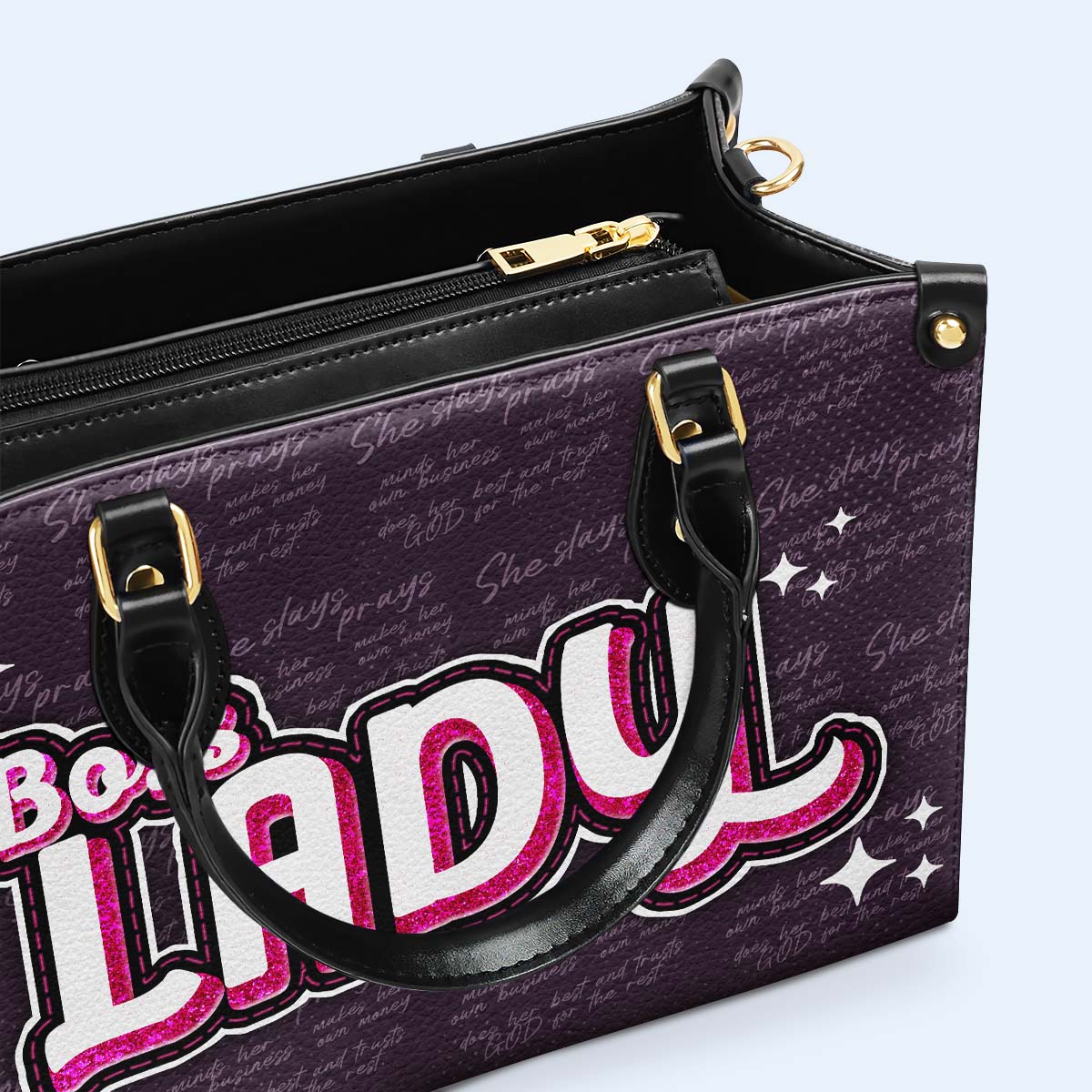 Boss Lady - Personalized Custom Leather Handbag - DB70