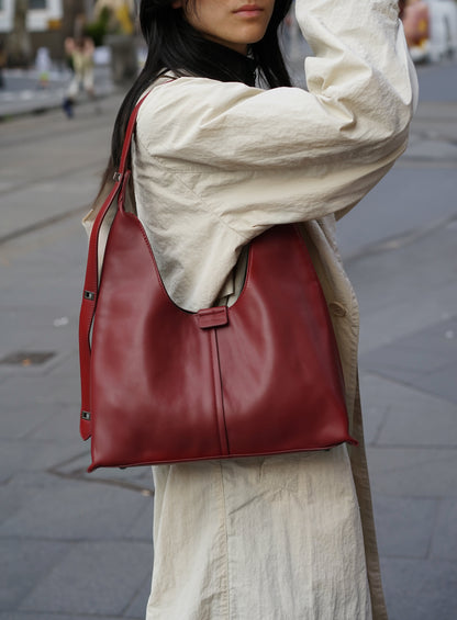 Siena Everyday Tote Cherry Red