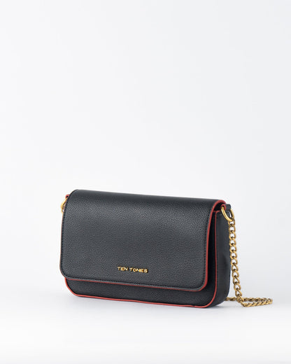 Dahlia Wallet Chain Bag Black