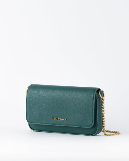 Dahlia Wallet Chain Bag Forest Green