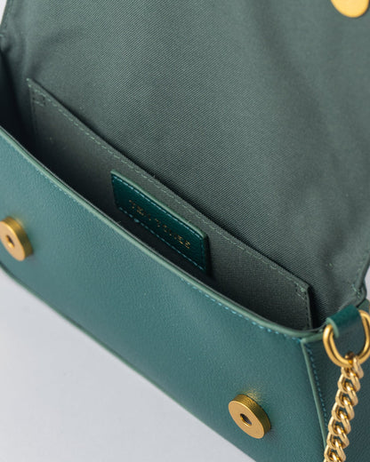 Dahlia Wallet Chain Bag Forest Green