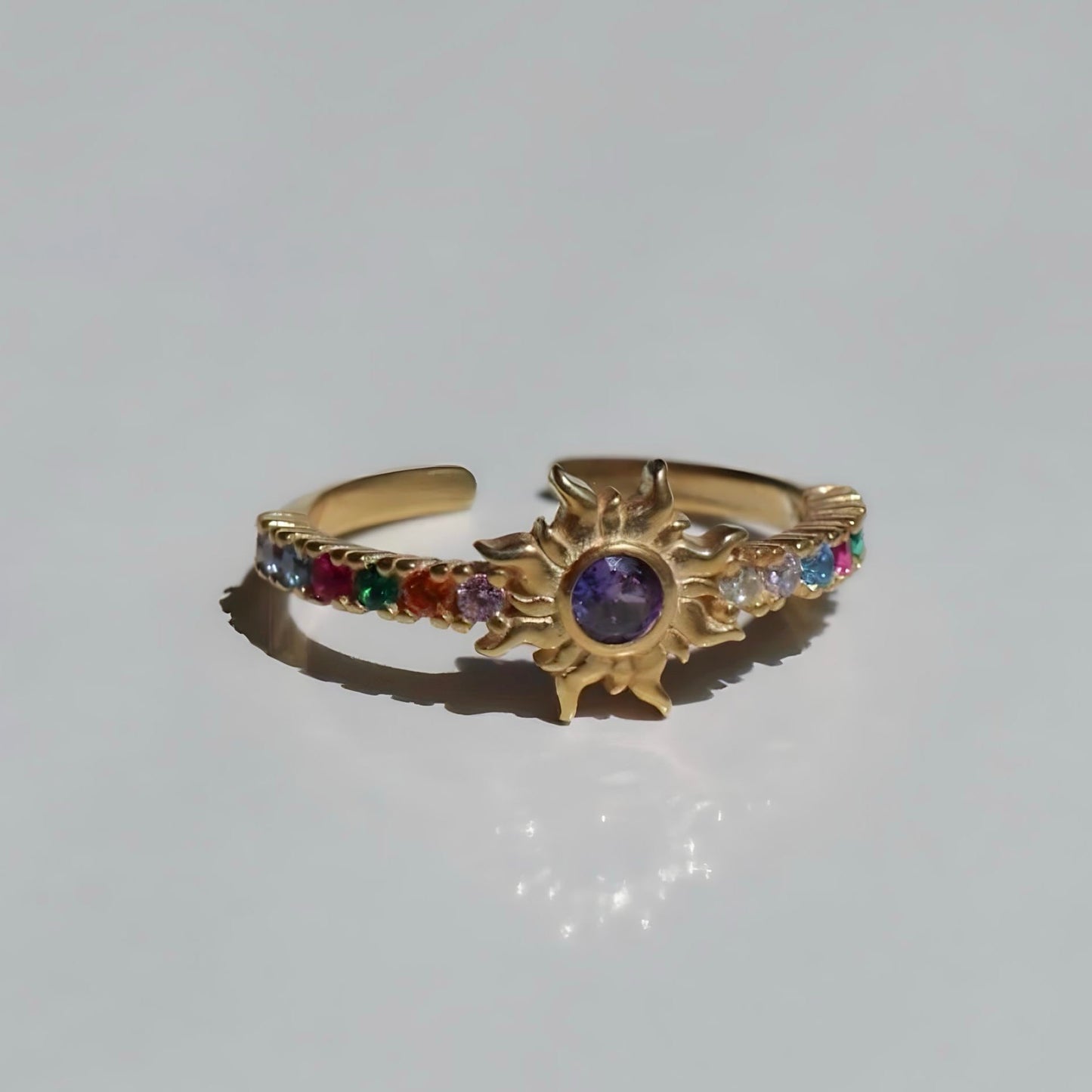 Rapunzel Opal Sun Ring