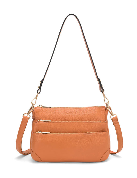 FAITH LEATHER CROSS BODY BAG- E1-0749-APR