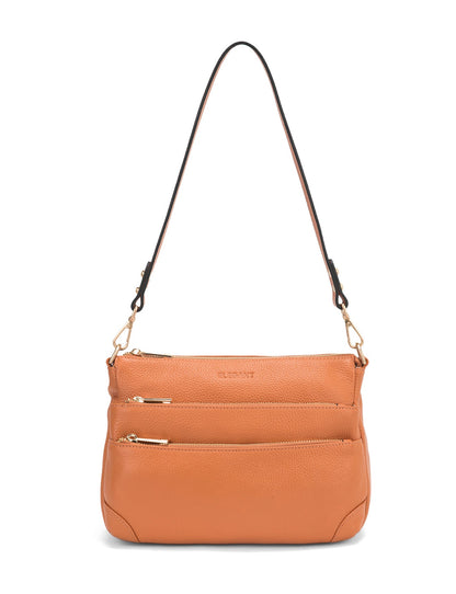 FAITH LEATHER CROSS BODY BAG- E1-0749-APR