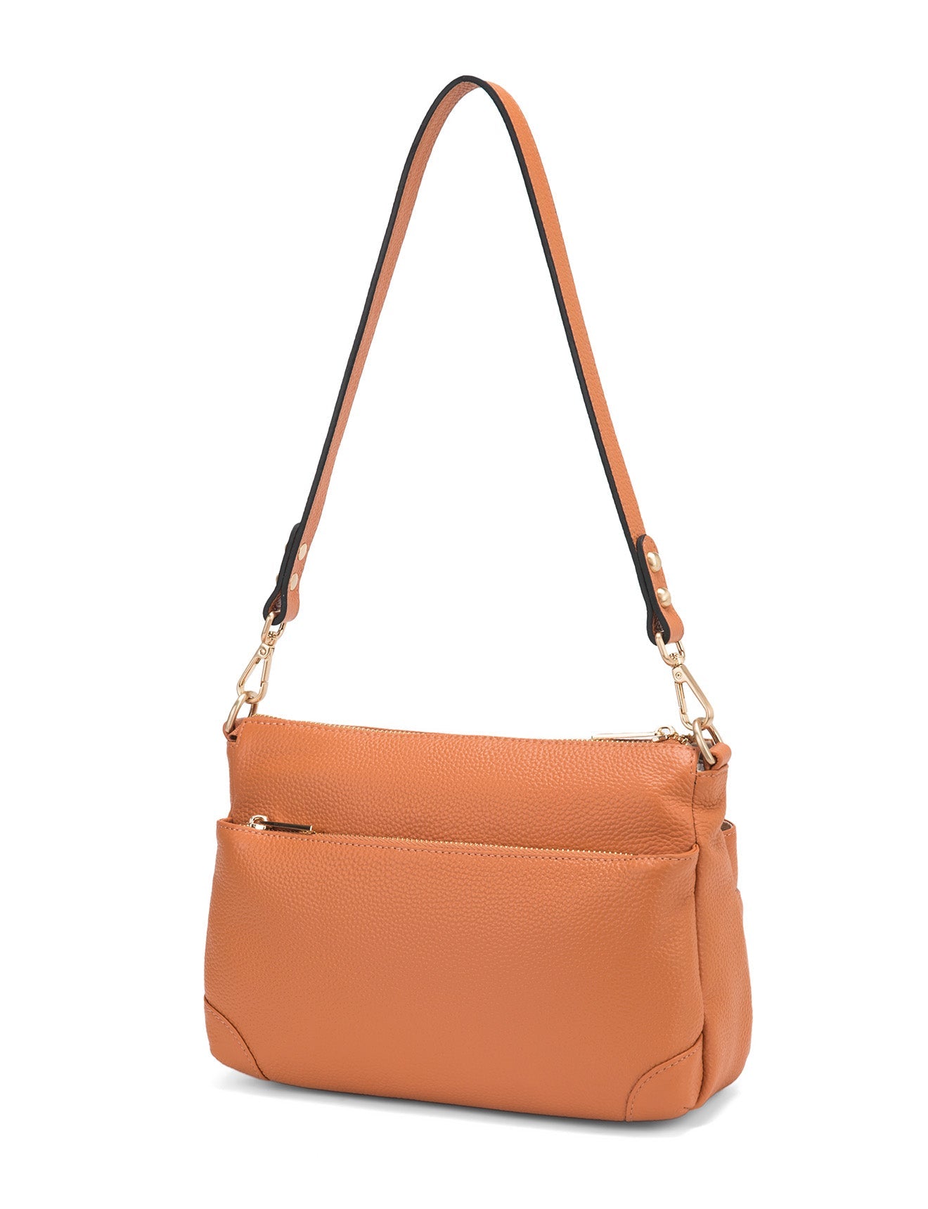 FAITH LEATHER CROSS BODY BAG- E1-0749-APR