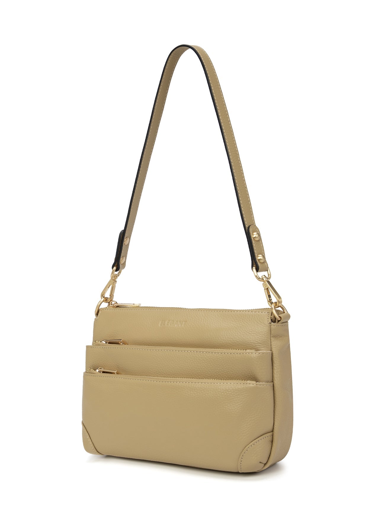 FAITH LEATHER CROSS BODY BAG- E1-0749-ARTICHOKE