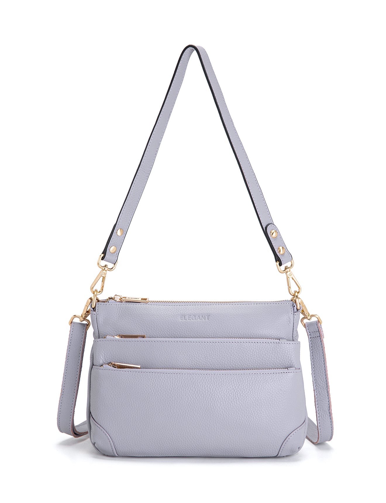 FAITH LEATHER CROSS BODY BAG- E1-0749-CORNFLOWER NEW IN