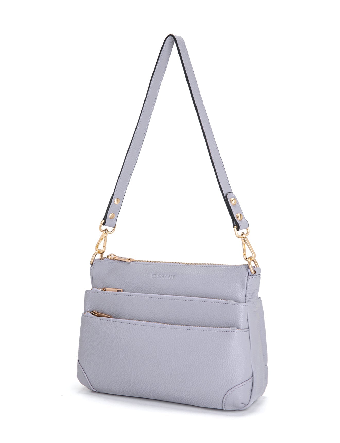 FAITH LEATHER CROSS BODY BAG- E1-0749-CORNFLOWER NEW IN