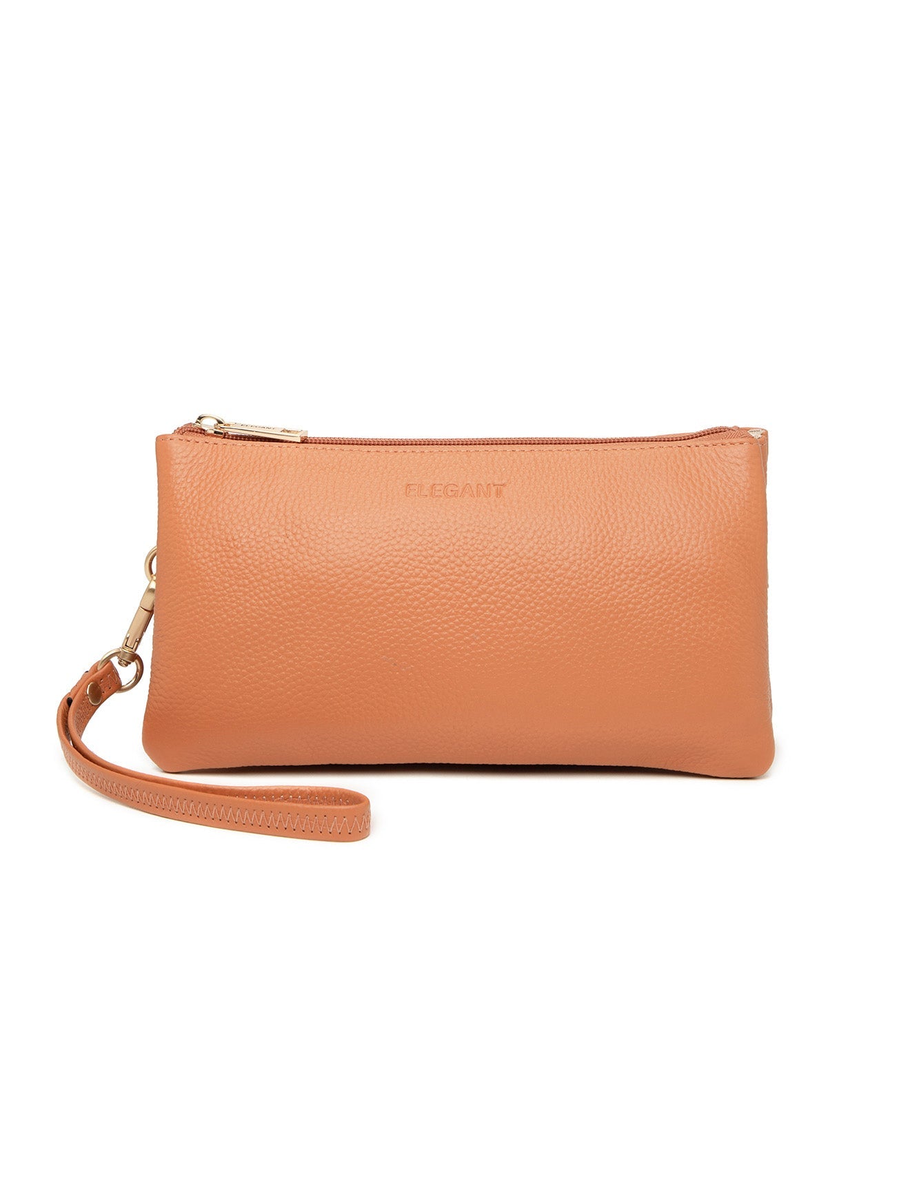 CANDICE LEATHER WALLET WITH SHOULDER STRAP- E1-0809-APR