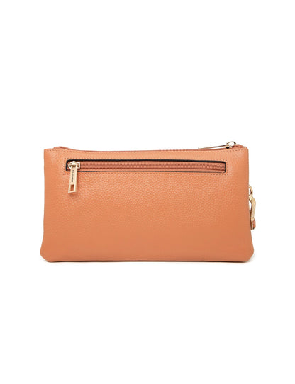 CANDICE LEATHER WALLET WITH SHOULDER STRAP- E1-0809-APR