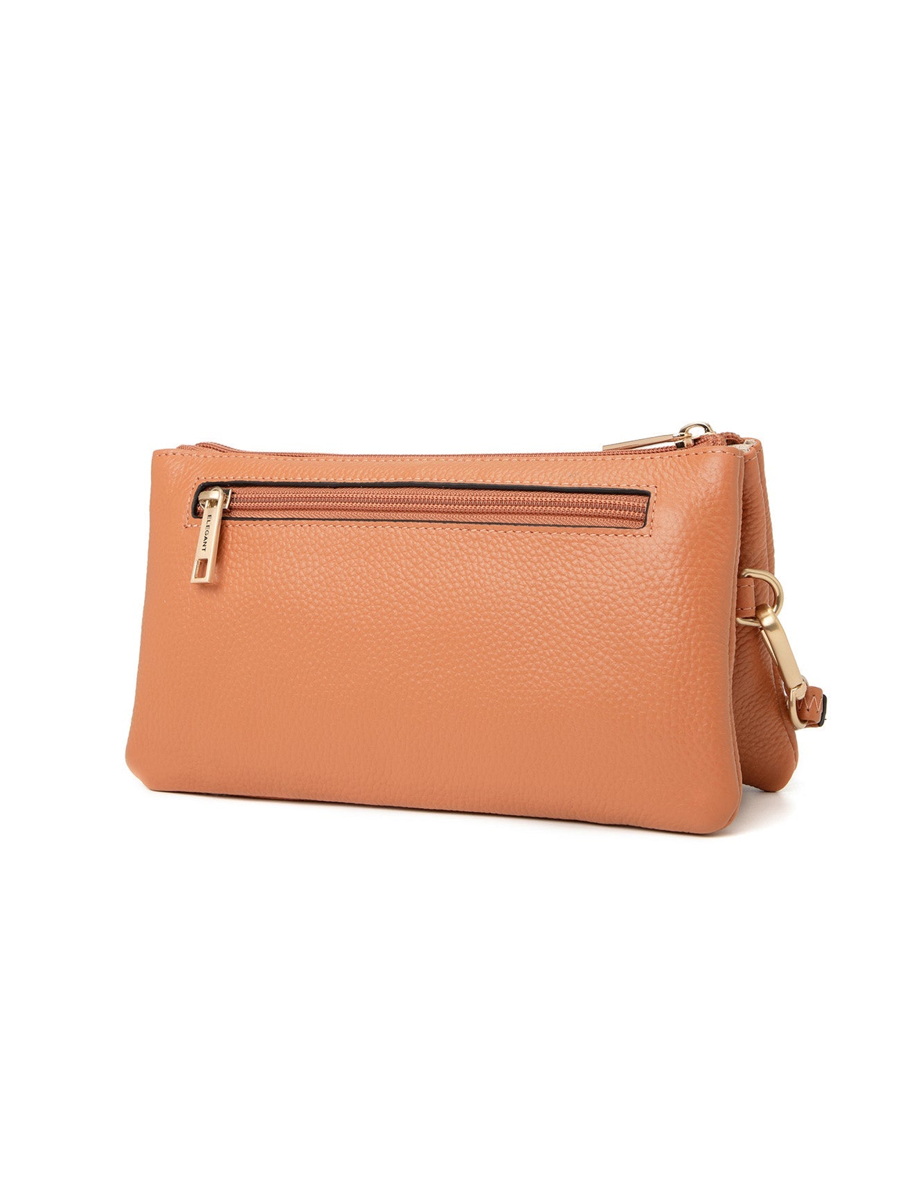 CANDICE LEATHER WALLET WITH SHOULDER STRAP- E1-0809-APR