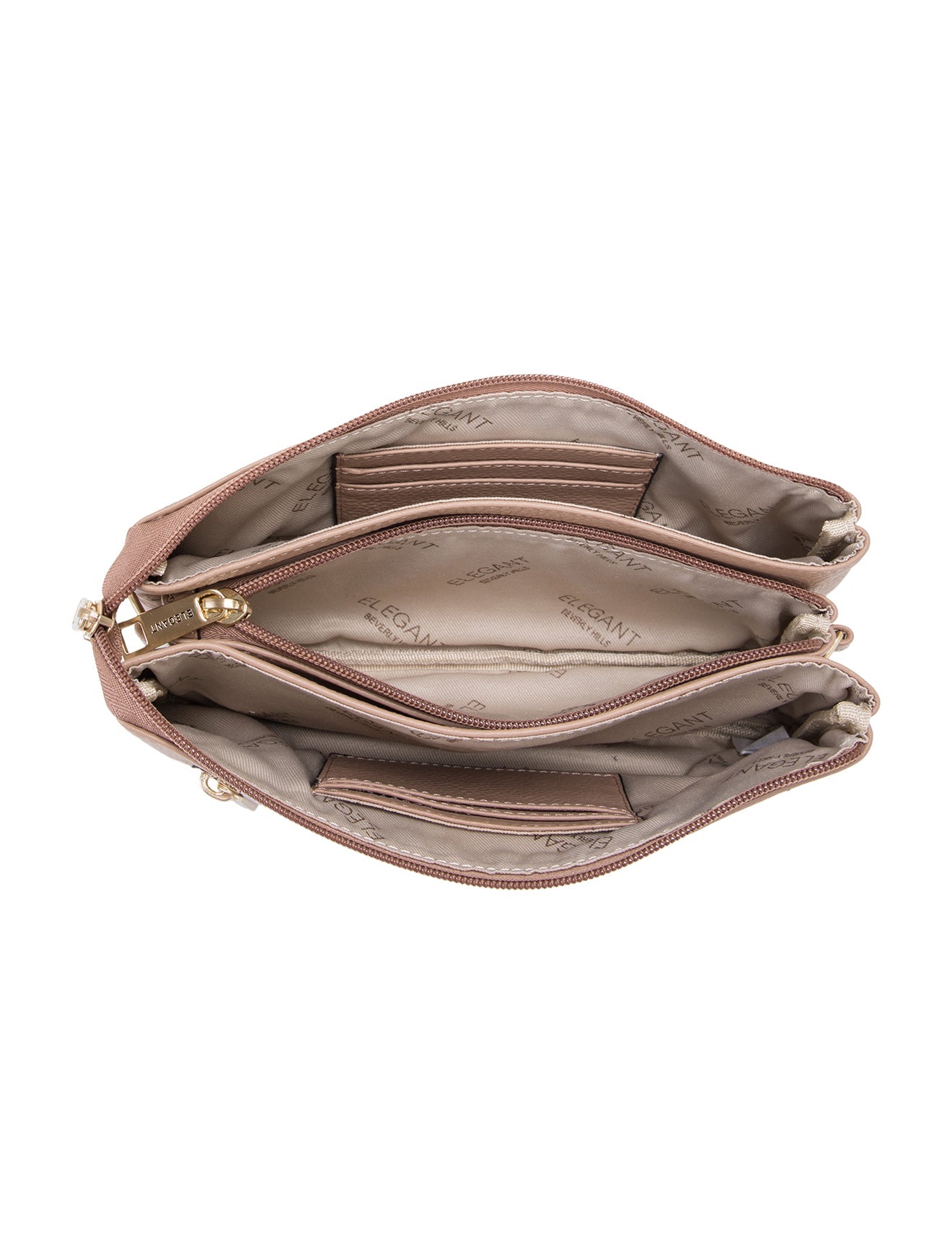 CANDICE LEATHER WALLET WITH SHOULDER STRAP- E1-0809-MACC