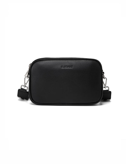 ALLY TRIPLE COMPARTMENT CROSSBODY -E1-0811A-BLK