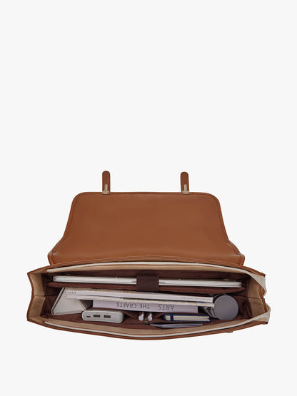 Dolce Weave Vegan Leather  Briefcase