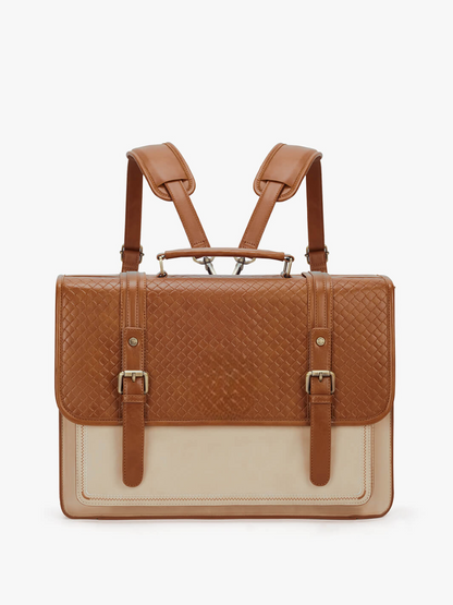 Dolce Weave Vegan Leather  Briefcase