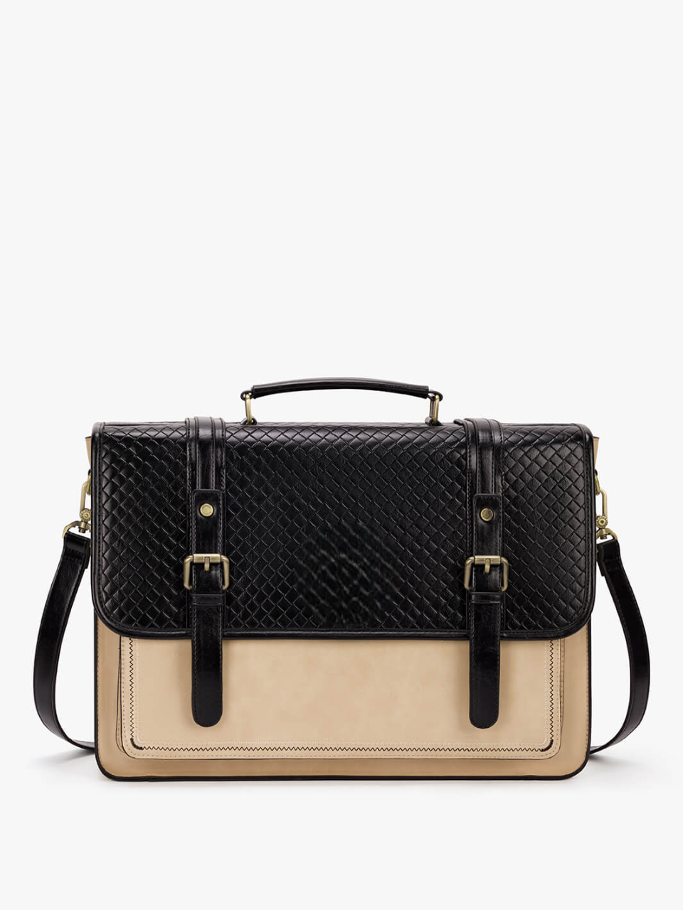 Dolce Weave Vegan Leather  Briefcase