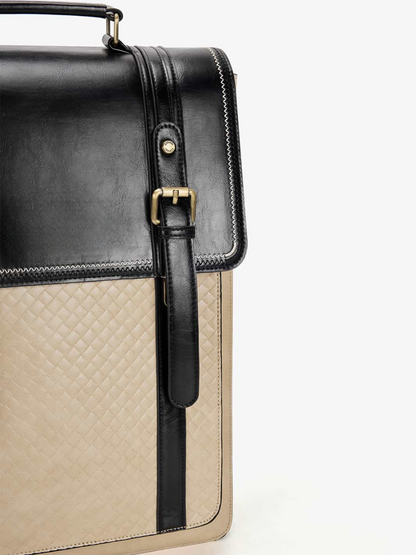 Dolce Weave Vegan Leather  Backpack