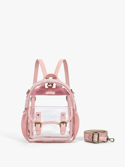 Lila's Clear Mini Backpacks - Stadium Aproved