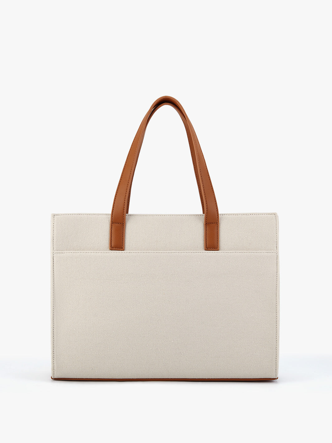 Tuxodo's Canvas Vegan Leather Tote