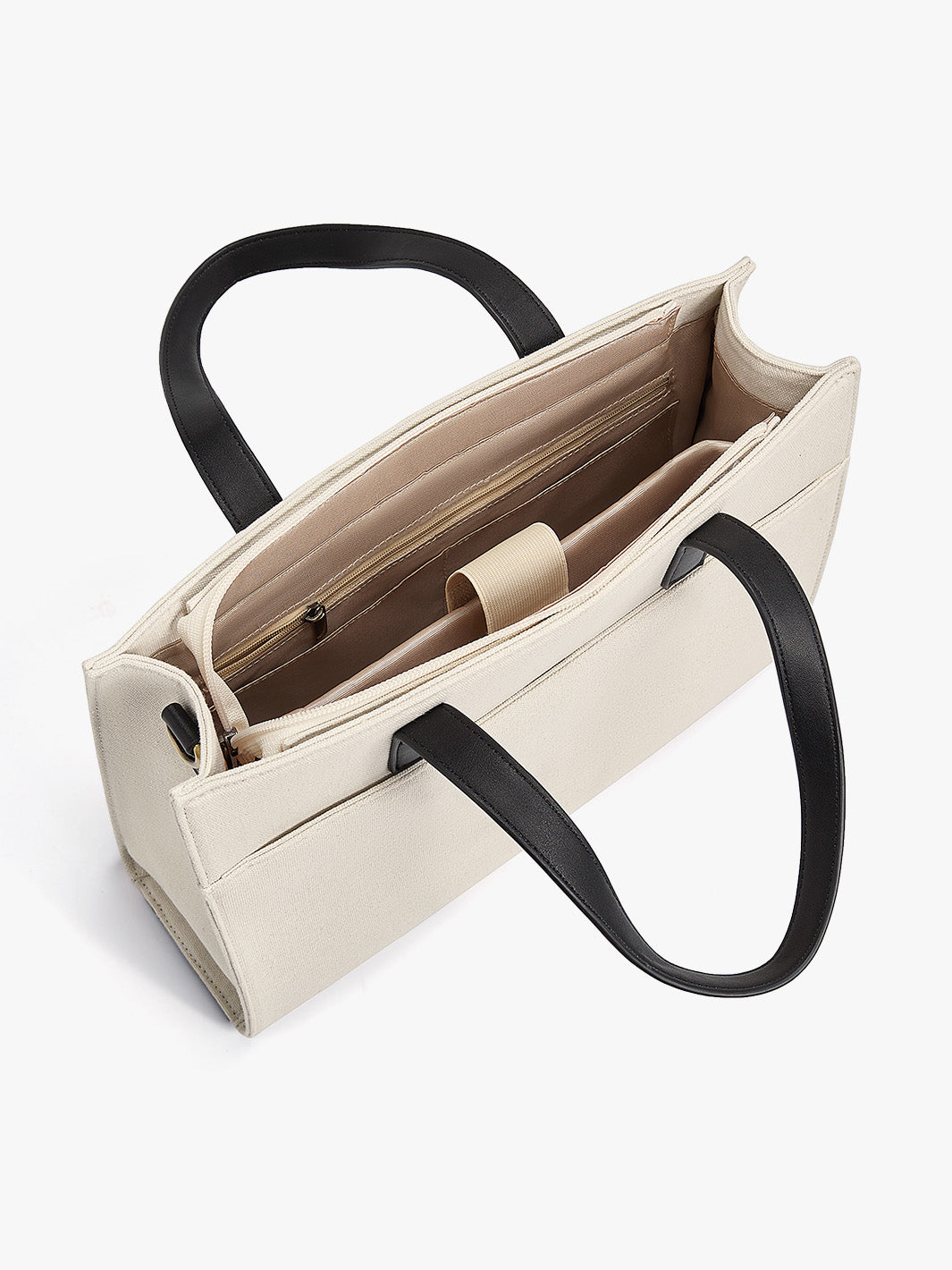 Tuxodo's Canvas Vegan Leather Tote