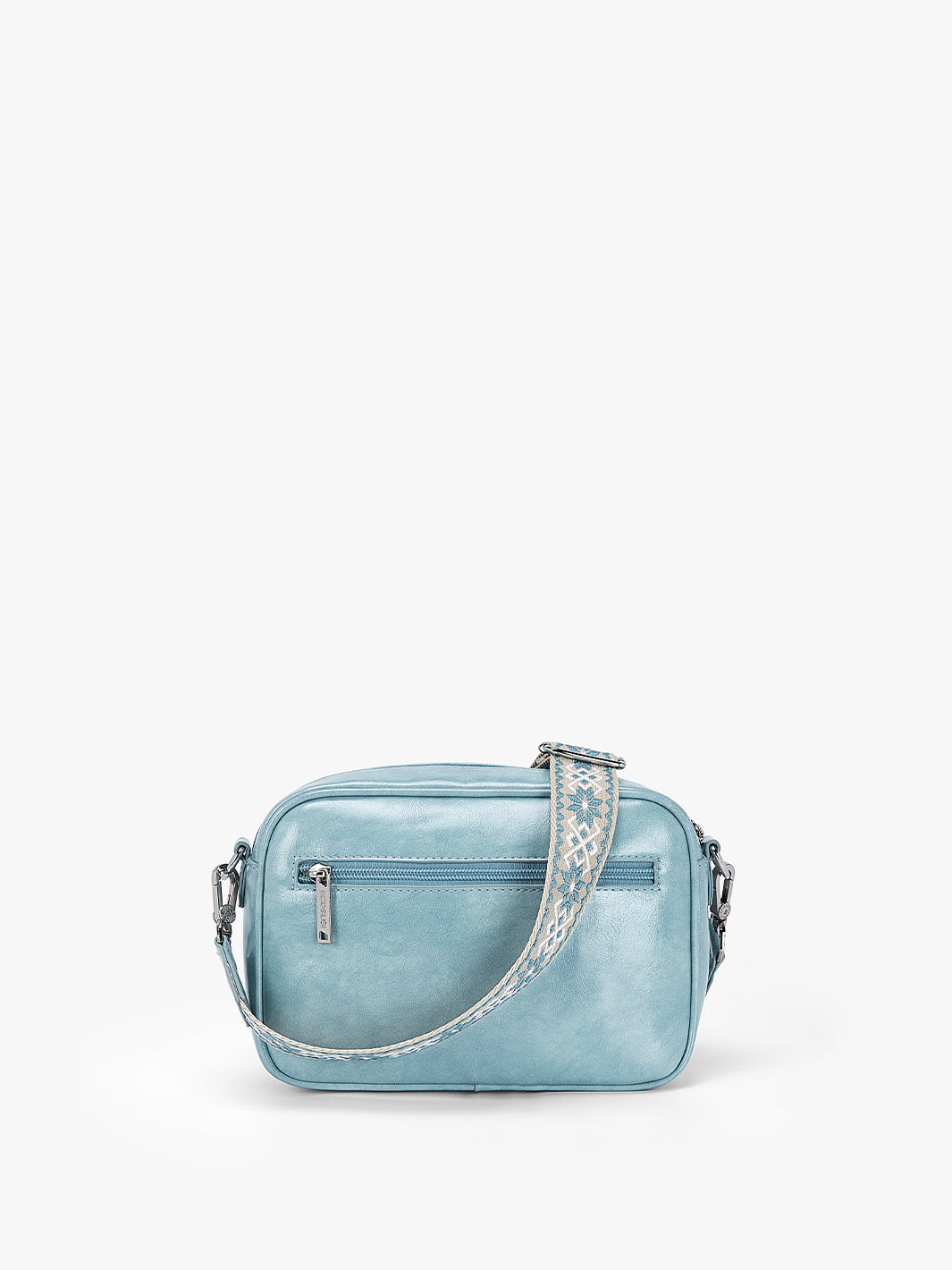 Mia Wide Strap Leather Crossbody Bag