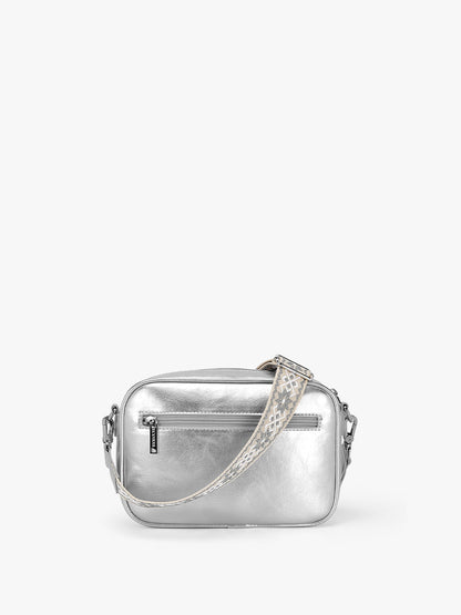 Mia Wide Strap Leather Crossbody Bag